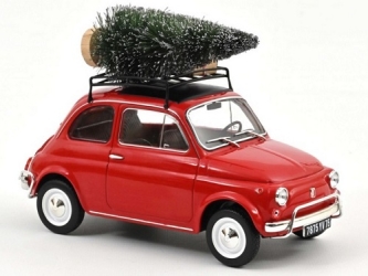 187779 Fiat 500 L 1968 Red Christmas 1:18